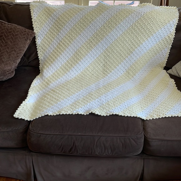 Crocheted Baby Blanket by Trudy - Picture 2 of 4